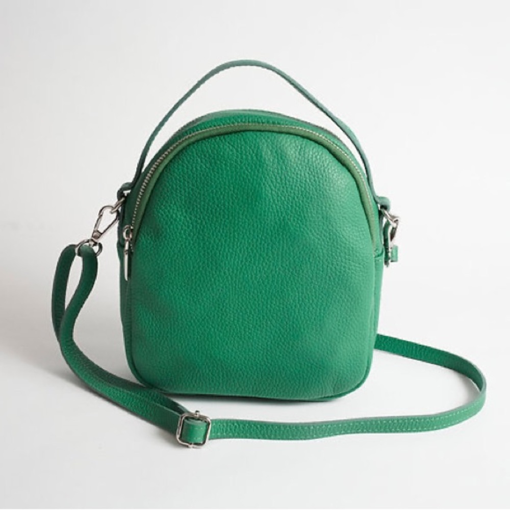 Solo Perche Italian Leather Crossbody Bag NWT
